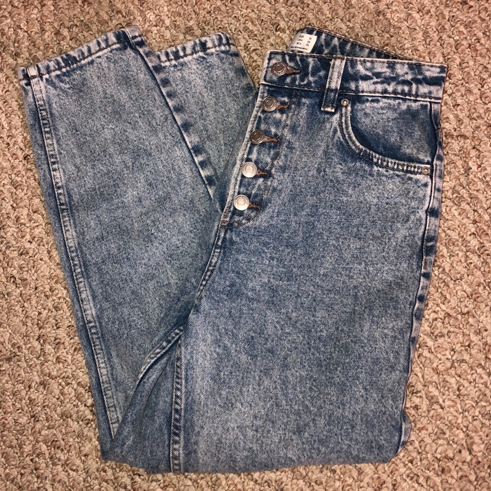 Bershka High Waisted Mom Jeans